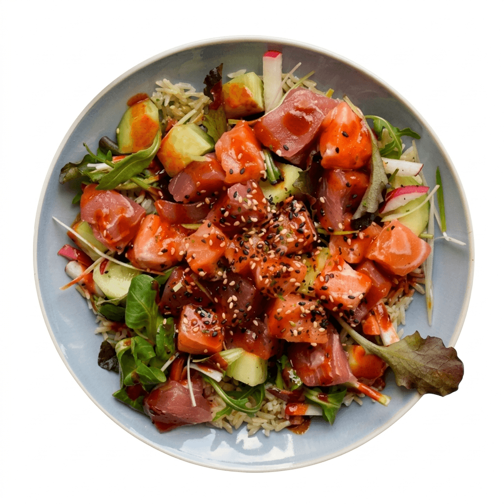 ENSALADA DE SALMON CON PICANTE - Image 1